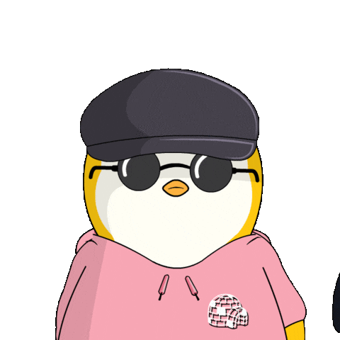 Rolling Up Peaky Blinders Sticker by Pudgy Penguins