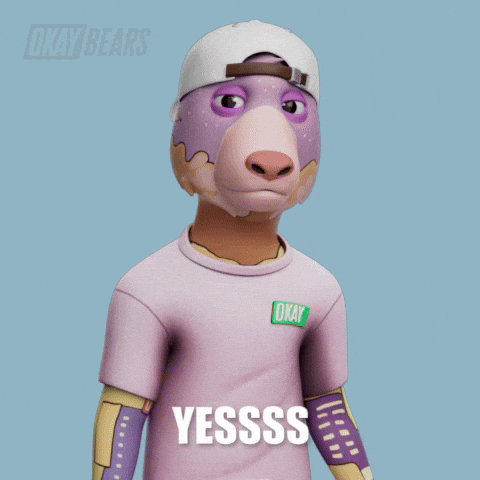 Lets Go Yes GIF by Okay Bears