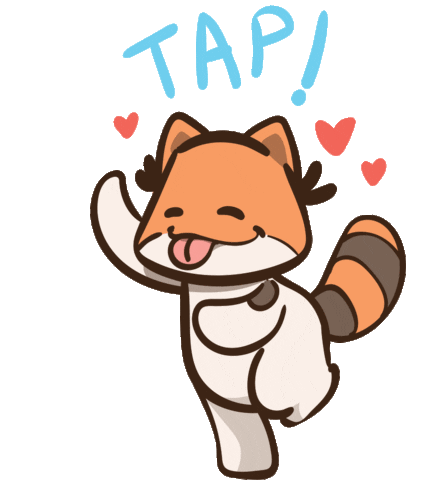 Tap Here Sticker by BeKyoot