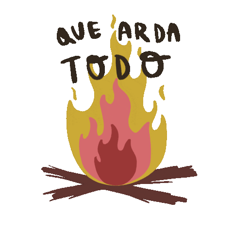 Fire Llamas Sticker