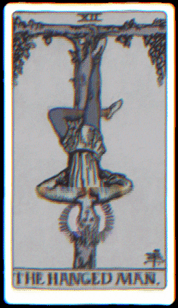 The Hanged Man Glitch GIF
