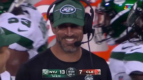Aaron Rodgers Laughing GIF