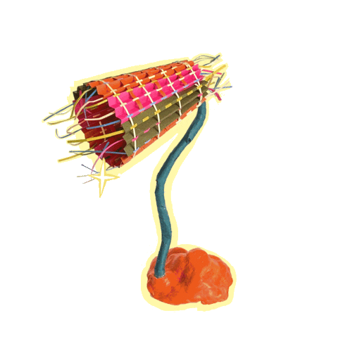 Rainbow Lamp Sticker