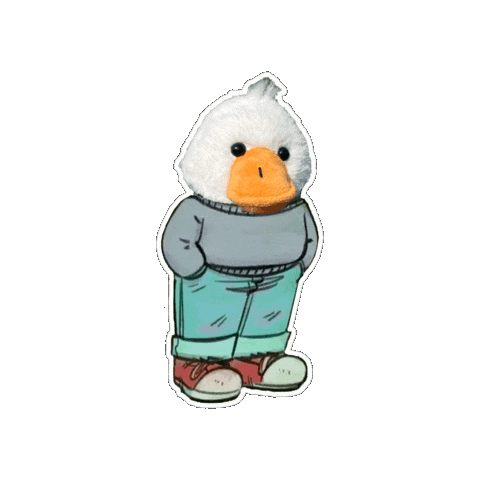 Chill Duck Sticker by University of Nottingham Malaysia