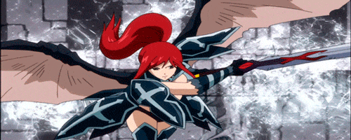 Fairy Tail Erza Scarlet animated GIF