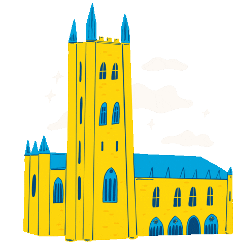 Chapel Hartford Sticker by TrinityCollege