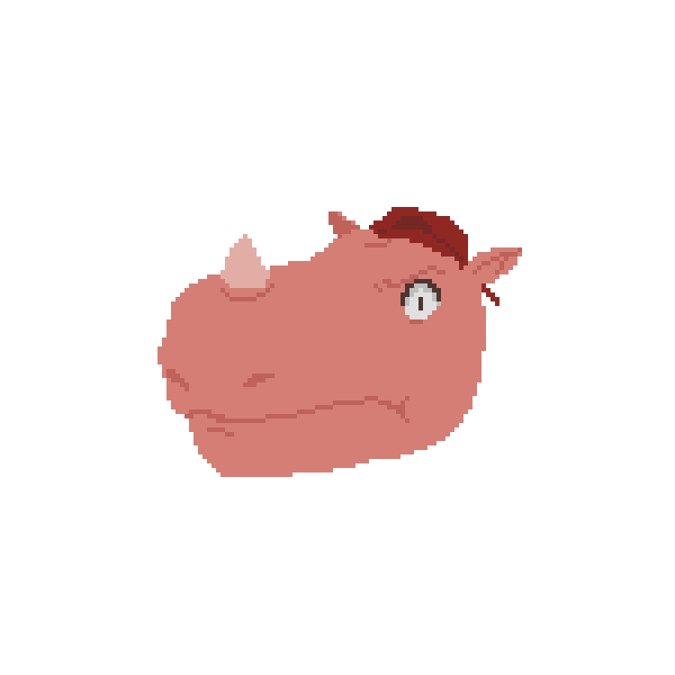 Angry Pixel Sticker