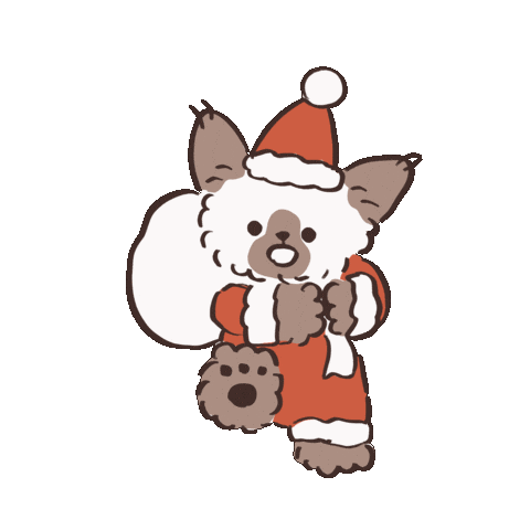 Happy Merry Xmas Sticker by koimoffee