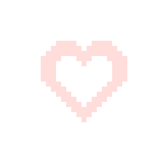 Heart Pixel Sticker