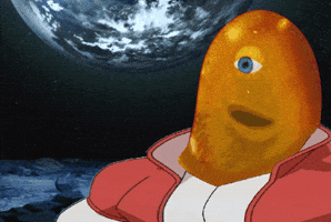 Space Staring GIF