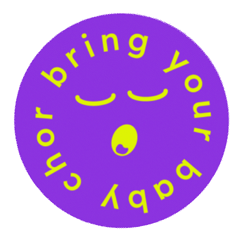 Logo Ooooh Sticker by bring your baby chor®