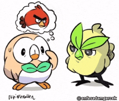 Angry Birds Art GIF