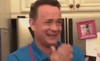 Tom Hanks Reaction GIF by MOODMAN