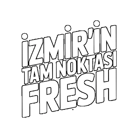 Izmir Sticker by Tam Nokta Fresh