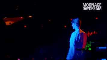 David Bowie Neon GIF by MOONAGE DAYDREAM