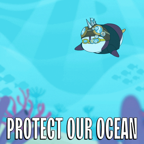 Ocean Reduce GIF by Pudgy Penguins