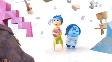 Inside Out Joy GIF by Disney Pixar