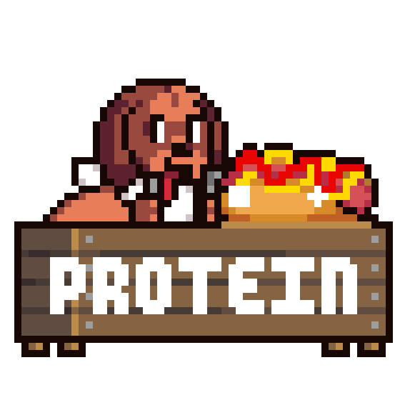 High Protein Fitness Sticker by HotDogs