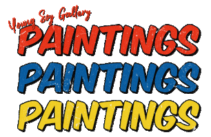 Art Paintings Sticker by young soy gallery