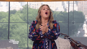 Hello Excited GIF by The Kelly Clarkson Show