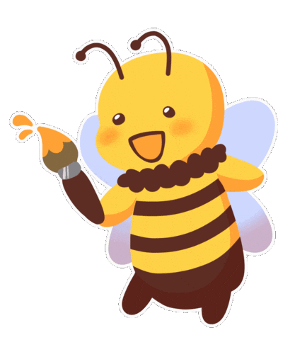 Bees Sticker by cnhkeyclub
