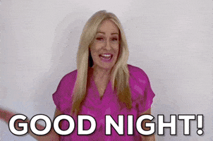 Tired Good Night GIF by Vikki Downey
