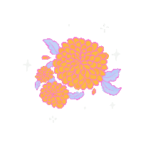 Flor Dia De Muertos Sticker