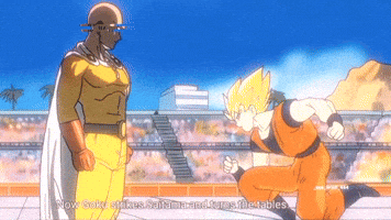 Goku Vs Saitama GIF