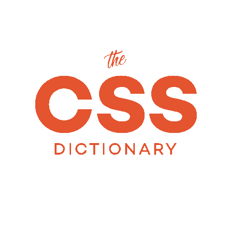 The CSS Dictionary Sticker