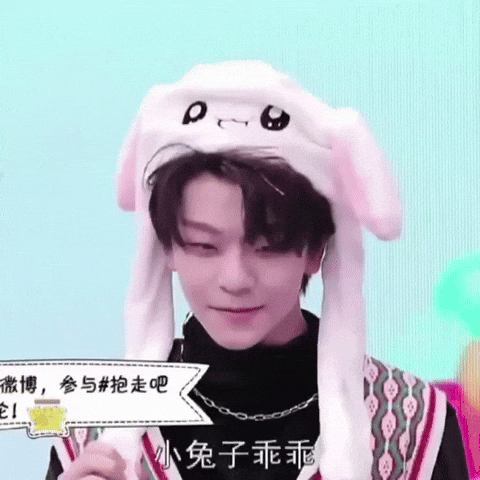 Rabbit Hat GIF