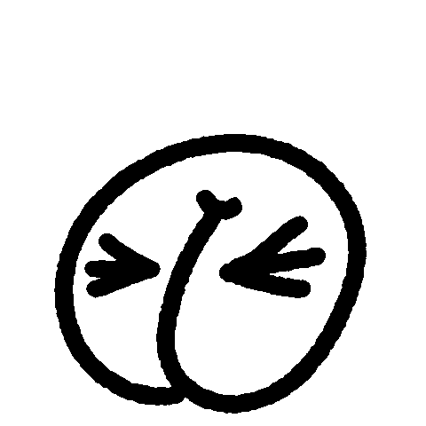 Booty Lol Sticker by volt.agency – Burn More Brightly