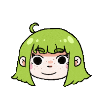 Girl Hello Sticker