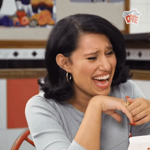Laugh Lol GIF by Chicken Shop Date