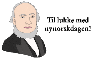 Ivar Aasen Nynorsk Sticker by Noregs Mållag