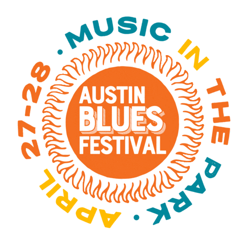 Texas Sunshine Sticker by Austin Blues Festival