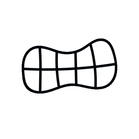 Teeth Talk Sticker by Yadgeto