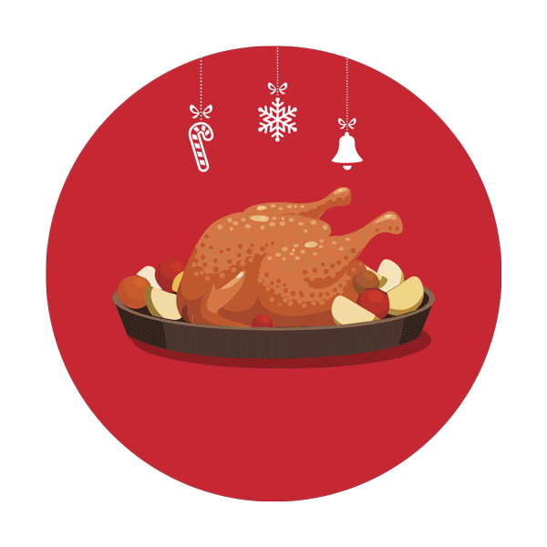 Yemekte Keyif Var Sticker