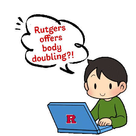 Rutgers Bodydouble Sticker by rustudenthealth