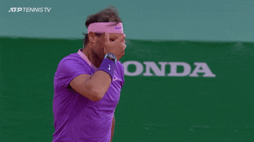 Scared Rafael Nadal GIF by Tennis TV