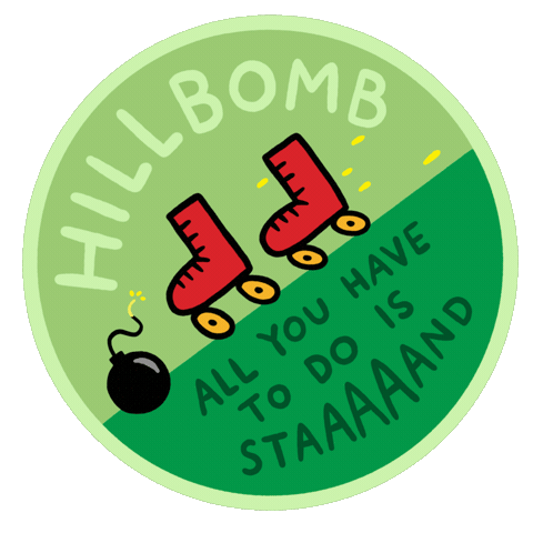 Rollerskate Sticker