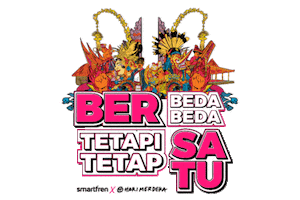 Indonesia Merdeka Sticker by Smartfren 4G