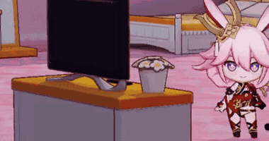 Walking Away Chibi GIF