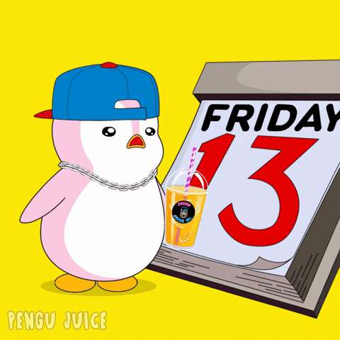 Friday The 13Th Penguin GIF by Pengu Juice Co.