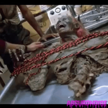 return of the living dead horror movies GIF by absurdnoise