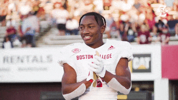 Happy Well Done GIF by Boston College Eagles