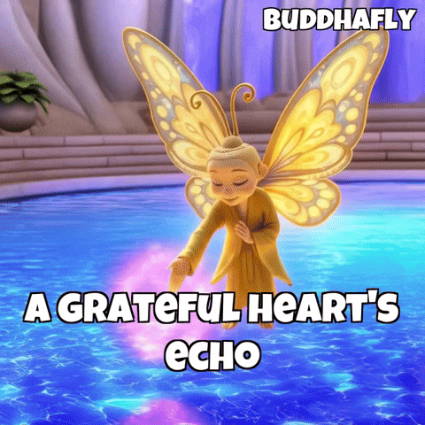 Butterfly Glow GIF by BuddhaFlyJourney