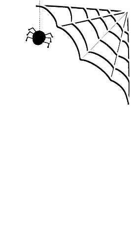 Spider Web Halloween Sticker by Schoolgirl Style Classroom Decor