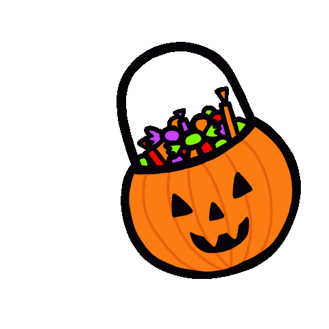 Trick Or Treat Halloween Sticker by Josie