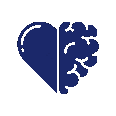 Heart Brain Sticker by CityofLawrenceville