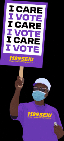 Vote GIF by 1199SEIU